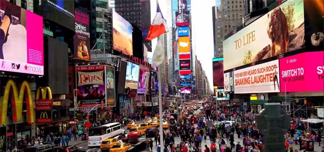 Nueva York: Time Square en 2016