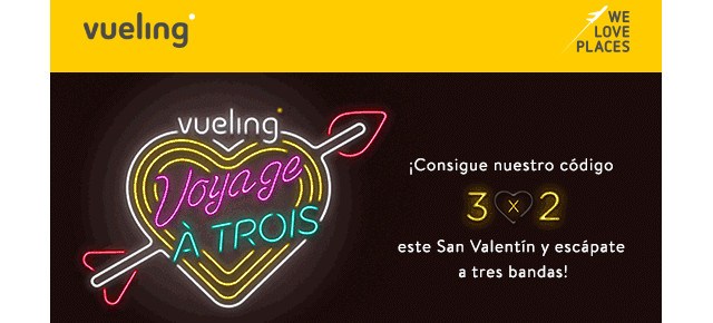 vueling san valentín