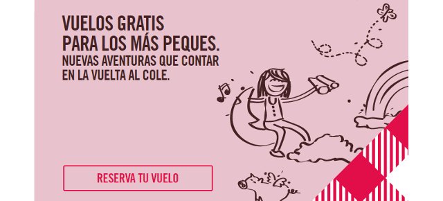 vuelos niños volotea